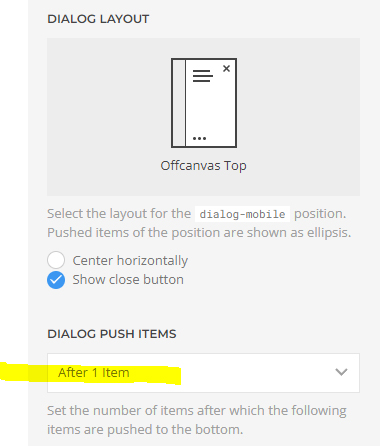 bespoke content image at the bottom of the mobile menu