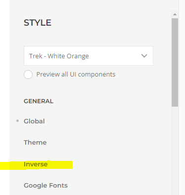 menu item colours dark background hamburger close 001