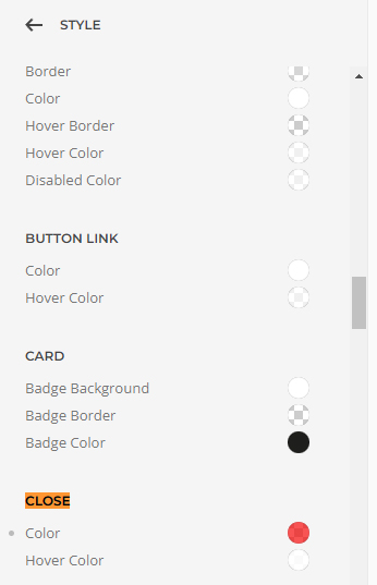 menu item colours dark background hamburger close 003